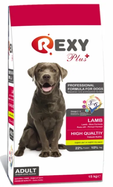 Rexy Adult Kuzu Etli 15 kg Köpek Maması