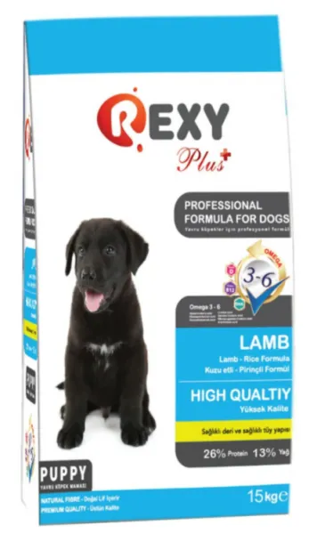 Rexy Kuzu Etli Yavru 15 kg Köpek Maması