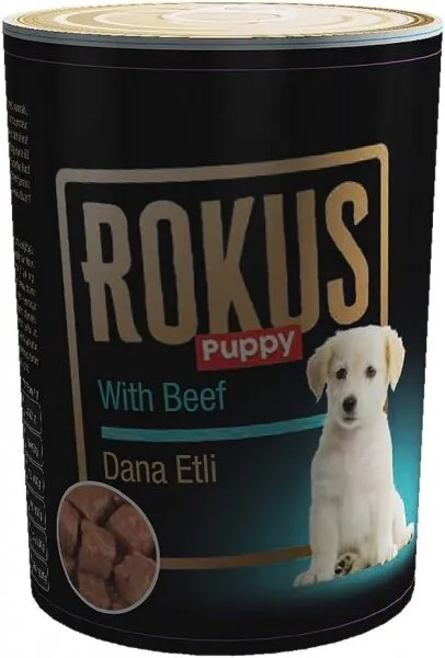 Rokus Yavru Dana Etli 410 gr Köpek Maması