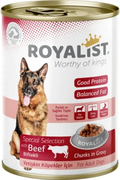 Royalist Biftekli Yetişkin 400 gr Köpek Maması