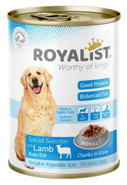 Royalist Kuzu Etli Gravy Soslu Yetişkin 400 gr Köpek Maması