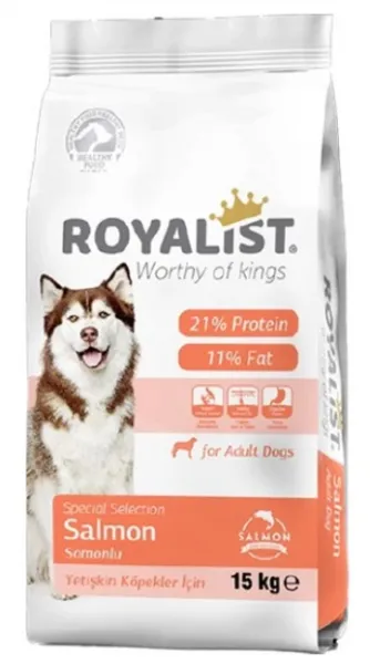 Royalist Premium Somonlu Yetişkin 15 kg Köpek Maması