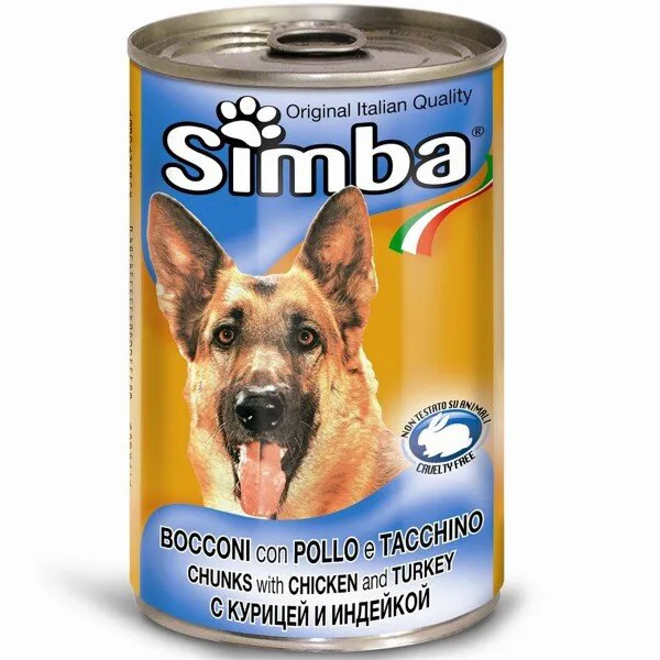 Simba Tavuk Ve Hindi Etli 1230 gr Köpek Maması