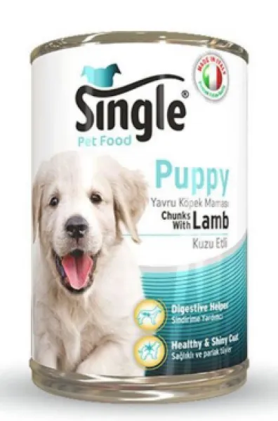 Single Kuzu Etli Yavru 415 gr Köpek Maması