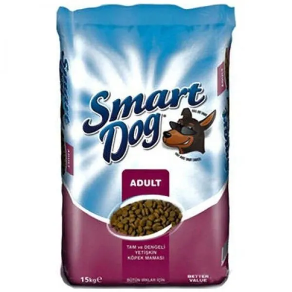 Smart Dog Biftekli Yetişkin 15 kg Köpek Maması