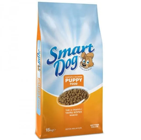 Smart Dog Puppy Kuzu Etli ve Pirinçli 15 kg Köpek Maması