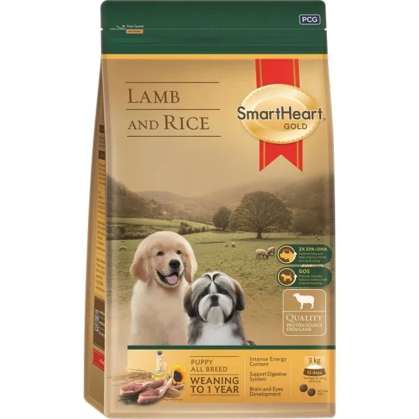 SmartHeart Gold Puppy Kuzu Etli 3 kg Köpek Maması