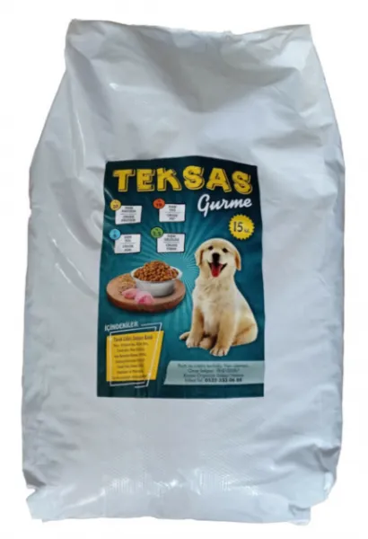 Teksas Gurme Somonlu ve Tavuk Ciğerli 15 kg Köpek Maması