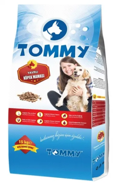 Tommy Kuzu Etli Yavru 15 kg Köpek Maması