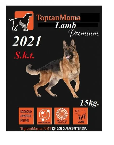 ToptanMama Premium Kuzu 15 kg Köpek Maması