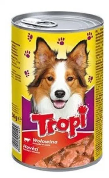 Tropi Yetişkin Biftekli 415 gr Köpek Maması