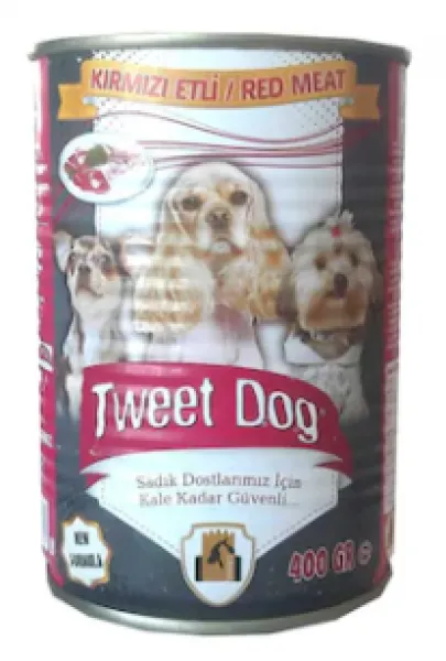 Tweet Dog Kırmızı Etli 400 gr Köpek Maması