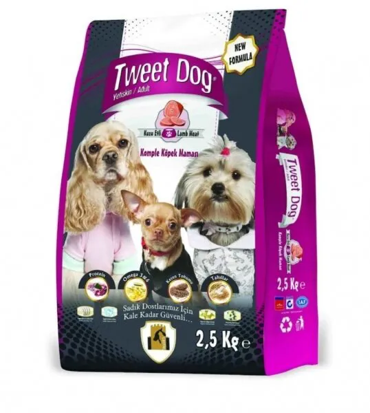 Tweet Dog Kuzu Etli Yetişkin 2.5 kg Köpek Maması