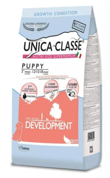 Unica Classe Development Küçük Irk Tavuklu Yavru 2 kg Köpek Maması