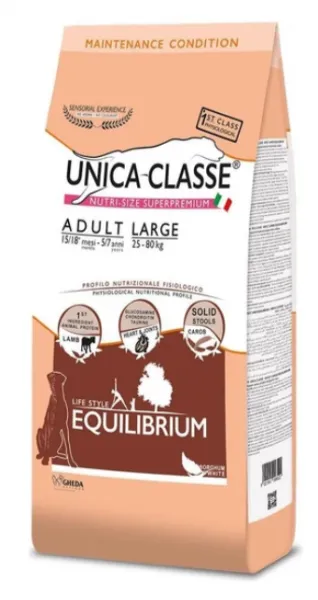 Unica Classe Equilibrium Büyük Irk Kuzulu Yetişkin 12 kg Köpek Maması