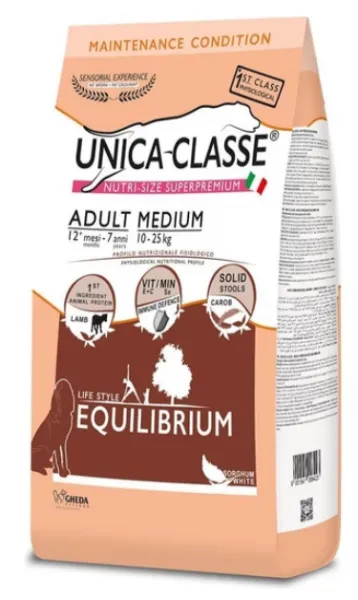 Unica Classe Equilibrium Orta Irk Kuzulu Yetişkin 12 kg Köpek Maması