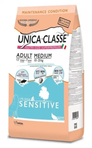 Unica Classe Sensetive Orta Irk Ton Balıklı Yetişkin 12 kg Köpek Maması