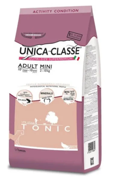 Unica Classe Tonic Küçük Irk Somonlu Yetişkin 2 kg Köpek Maması