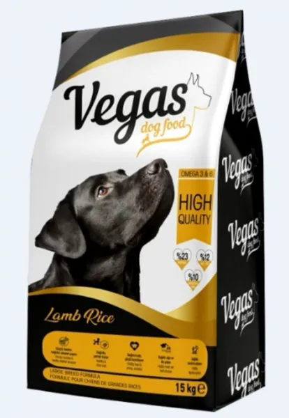 Vegas Kuzu Etli ve Somonlu Yetişkin 15 kg Köpek Maması