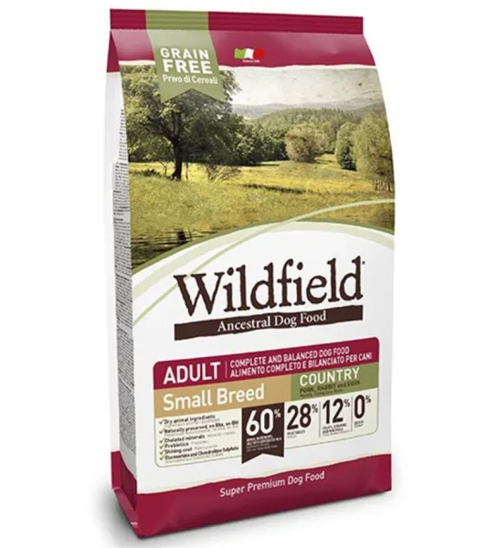 Wildfield Adult Mini Domuz ve Tavşan Etli Tahılsız 7 kg Köpek Maması