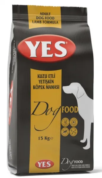 YES Kuzu Etli Yetişkin 15 kg Köpek Maması