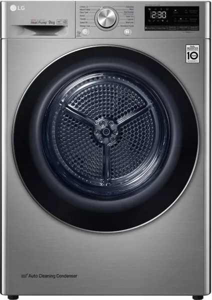 LG RC90V9EV2W Gümüş Isı Pompalı Kurutma Makinesi