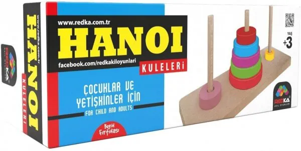 Hanoi Kuleleri Kutu Oyunu