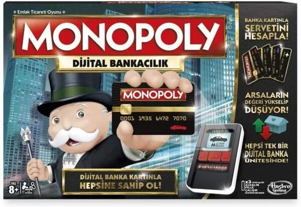 Monopoly Dijital Bankacılık B6677 Kutu Oyunu