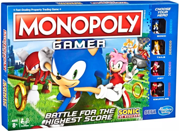 Monopoly Sonic The Hedgehog Kutu Oyunu