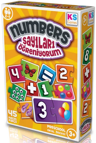 Numbers Sayıları Öğreniyorum NG259 Kutu Oyunu