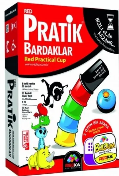 Pratik Bardaklar Kutu Oyunu