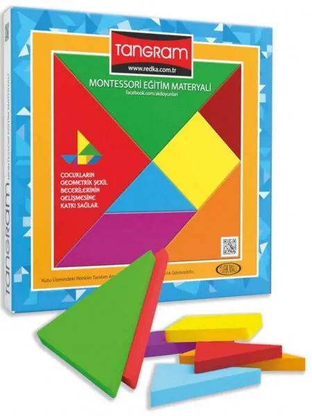 Renkli Tangram Kutu Oyunu