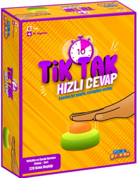 Tik Tak Hızlı Cevap Kutu Oyunu