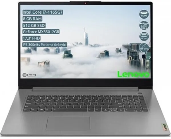 Lenovo IdeaPad 3 (17 İnç) 82H900BNTX03 Notebook