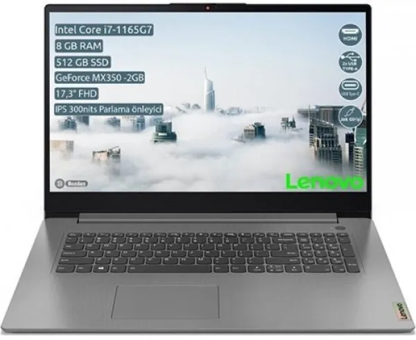 Lenovo IdeaPad 3 (17 İnç) 82H900BNTX06 Notebook