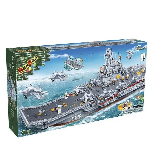 Banbao 3016 Aircraft Carrier Lego ve Yapı Oyuncakları