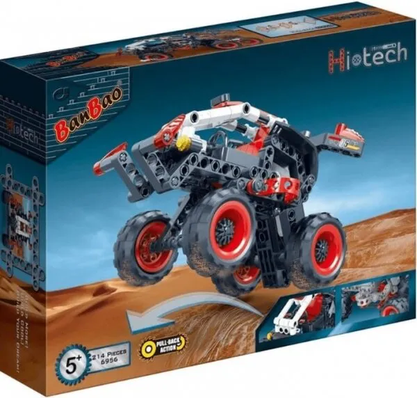 Banbao 6956 Yarış Arabası 214 Parça Lego ve Yapı Oyuncakları