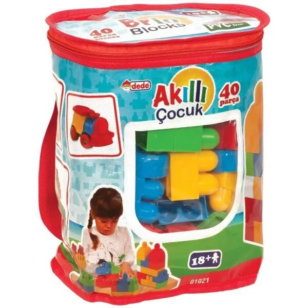 Dede Akıllı Çocuk 40 Parça 40 parça Lego ve Yapı Oyuncakları