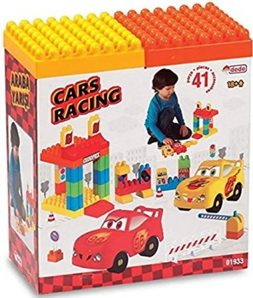 Dede Araba Yarışı Bloklar 41 Parça Lego ve Yapı Oyuncakları
