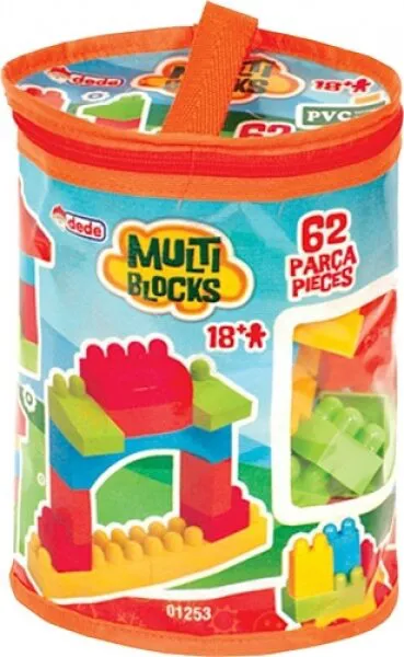 Dede Multi Blocks 62 Parça Lego ve Yapı Oyuncakları