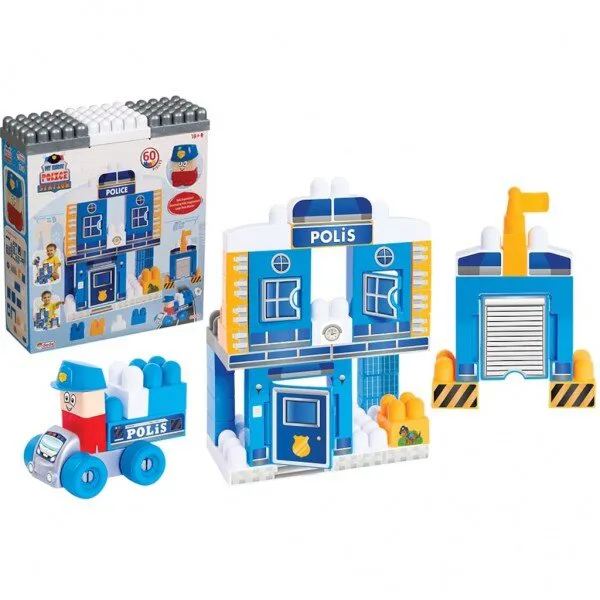 Dede Polis İstasyonu 60 Parça Lego ve Yapı Oyuncakları