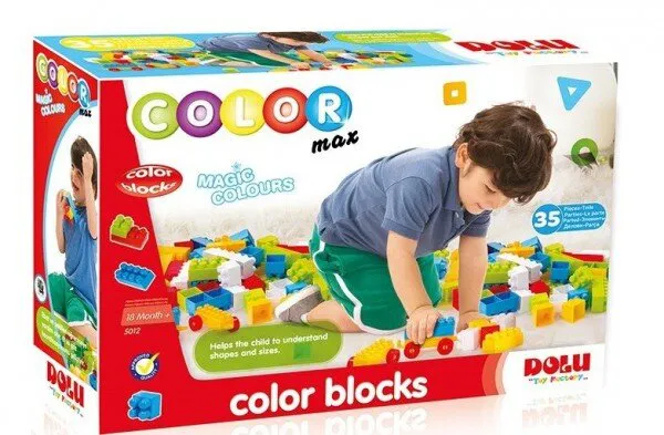 Dolu 5012 Renkli Bloklar 35 Parça 35 parça Lego ve Yapı Oyuncakları