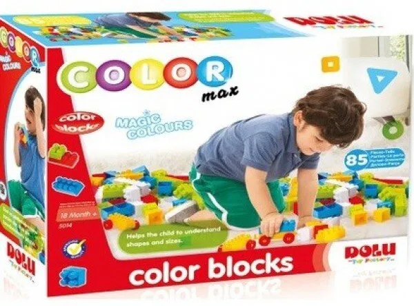 Dolu 5014 Renkli Bloklar 85 Parça 85 parça Lego ve Yapı Oyuncakları