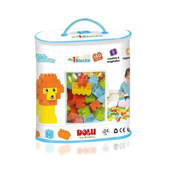 Dolu 5017 Torbada Mini Bloklar 150 Parça Lego ve Yapı Oyuncakları