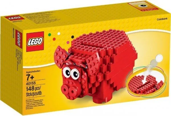 LEGO 40155 Piggy Coin Bank Lego ve Yapı Oyuncakları