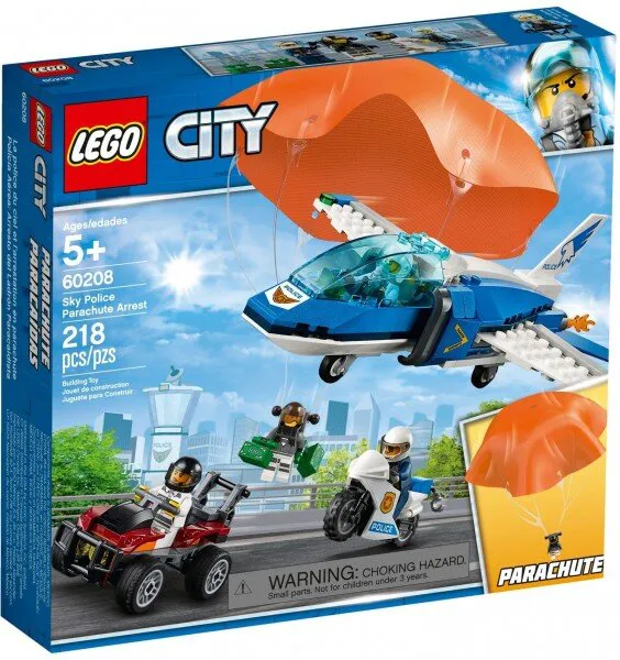 LEGO City 60208 Sky Police Parachute Arrest Lego ve Yapı Oyuncakları
