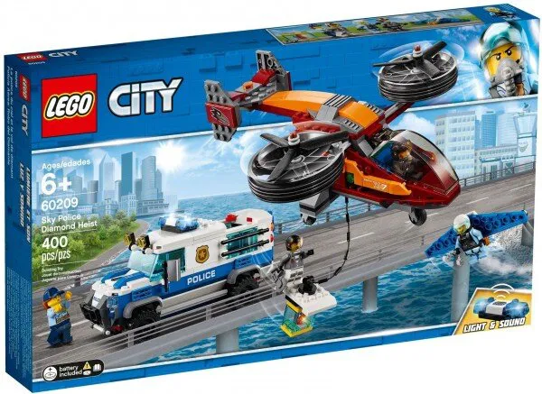 LEGO City 60209 Sky Police Diamond Heist Lego ve Yapı Oyuncakları