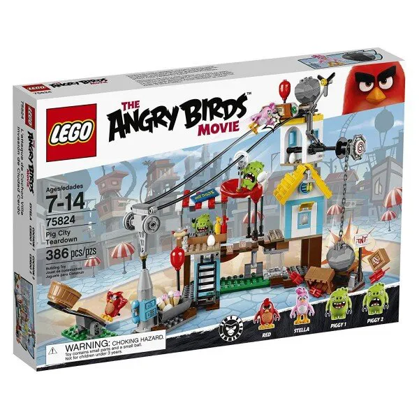 LEGO Angry Birds 75824 Pig City Teardown Lego ve Yapı Oyuncakları
