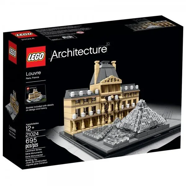 LEGO Architecture 21024 Louvre Lego ve Yapı Oyuncakları