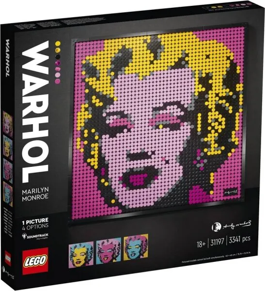 LEGO Art  31197 Andy Warhol'un Marilyn Monroe Lego ve Yapı Oyuncakları
